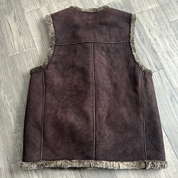 🔥Bod & Christensen🔥 | Brown 100% sheepskin shearling vest ✨Mob wife era✨ - Picture 11 of 12